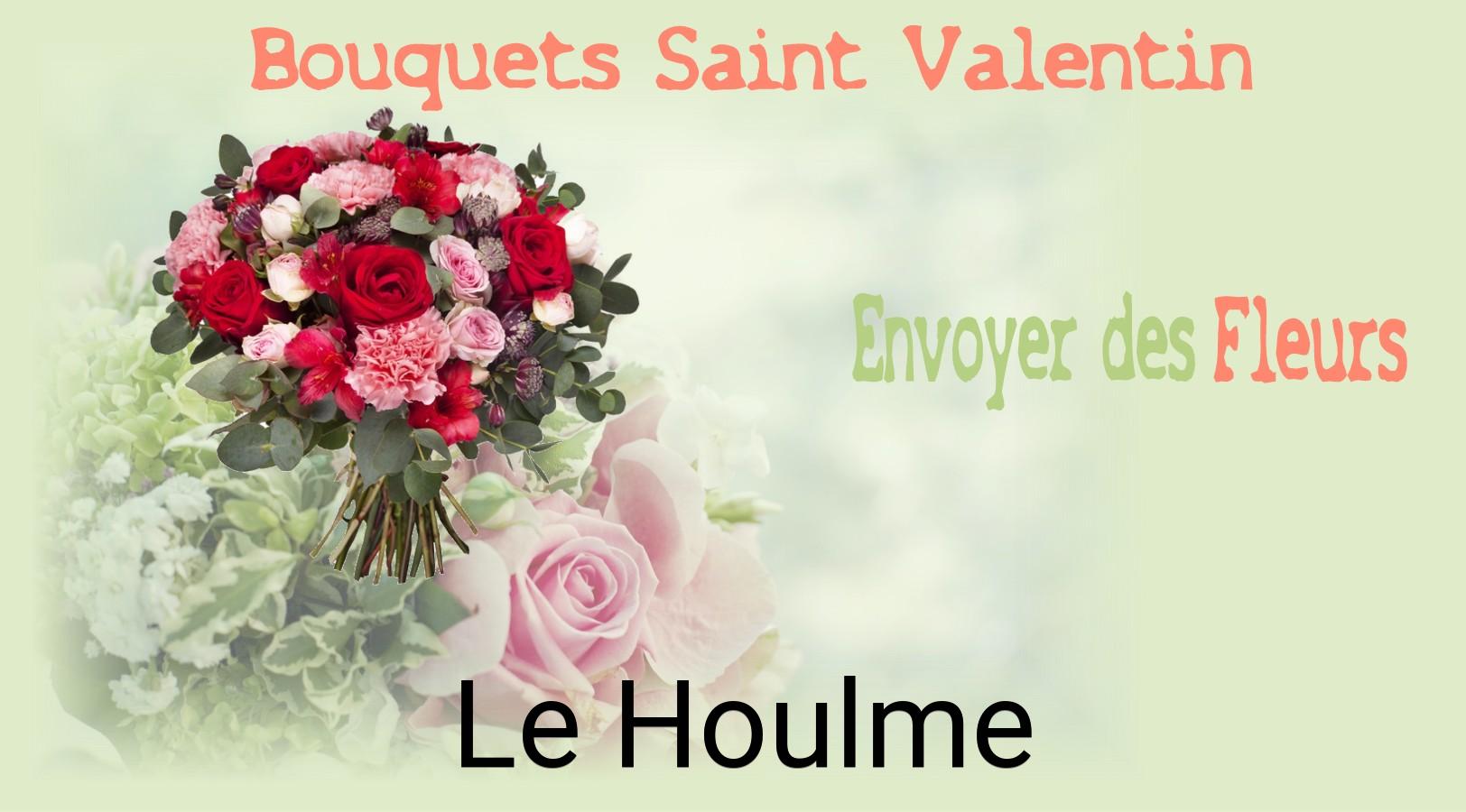 Roses de Saint-Valentin livrées à Le Houlme